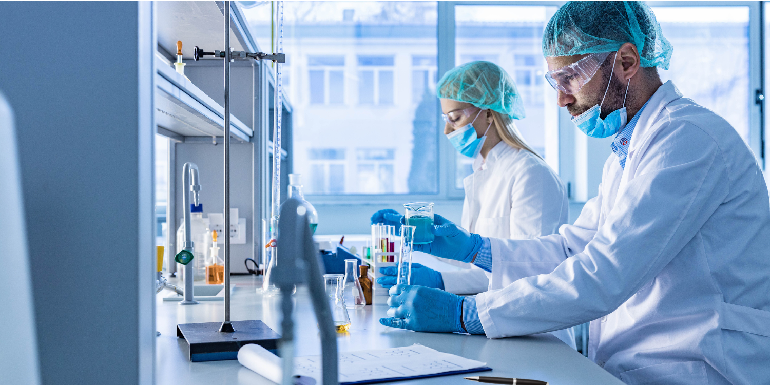 Arbeit im Pharma-Labor