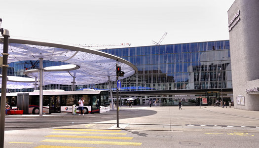 Schulen Aarau: einfache Erreichbarkeit mit mit dem öffentlichen Verkehr