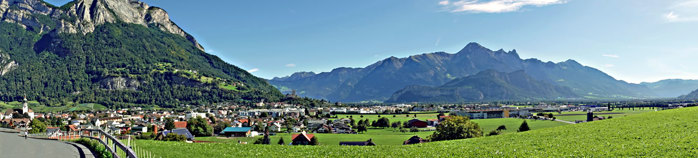 Es gibt zahlreiche Schulen Sargans uuml;ber die Stadt verteilt
