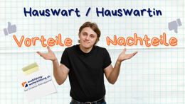 Vorschaubild des Videos «Hauswart / Hauswartin: 5 Vorteile, 4 Nachteile»