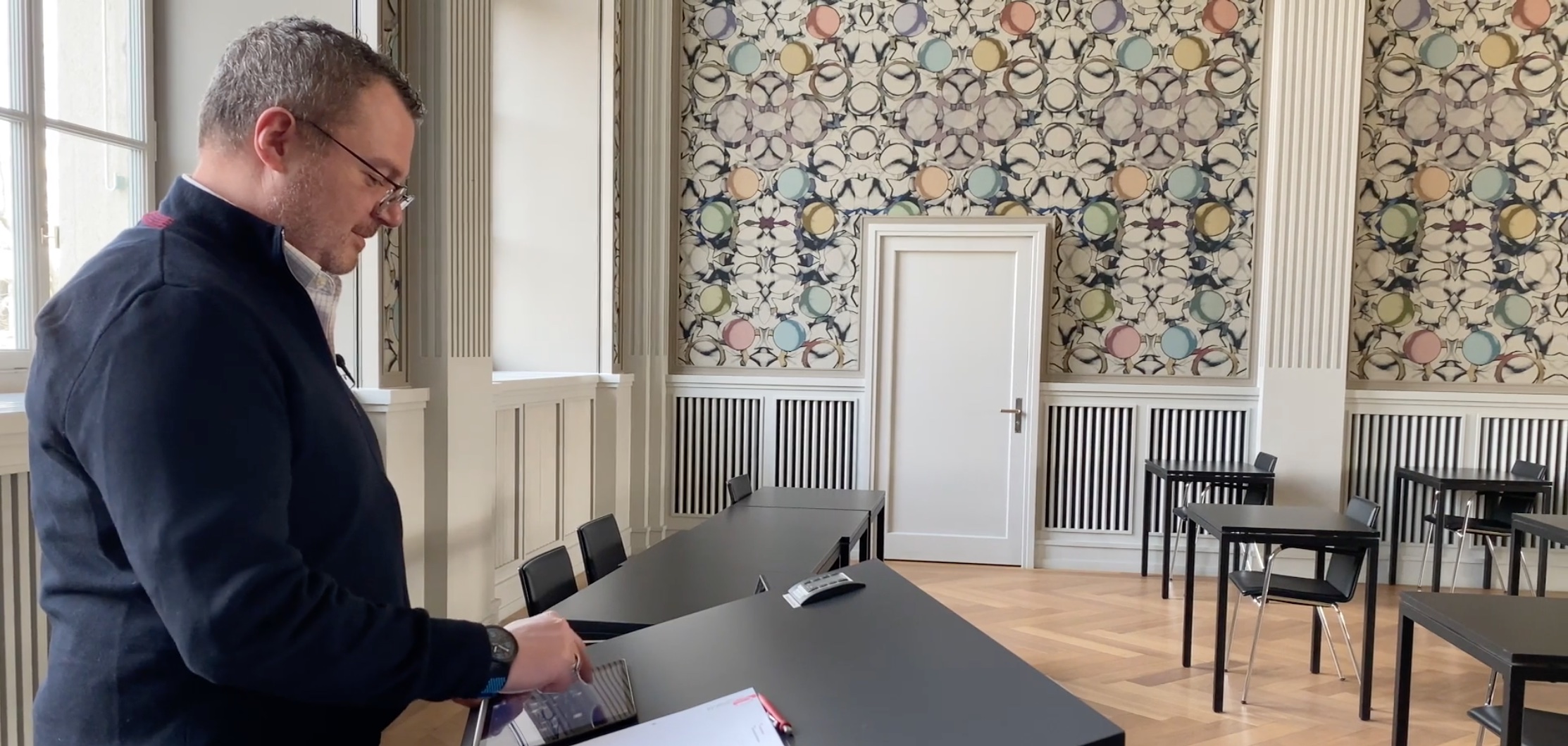 Interaktiver Unterricht bei Direktionsassistentin-Weiterbildung