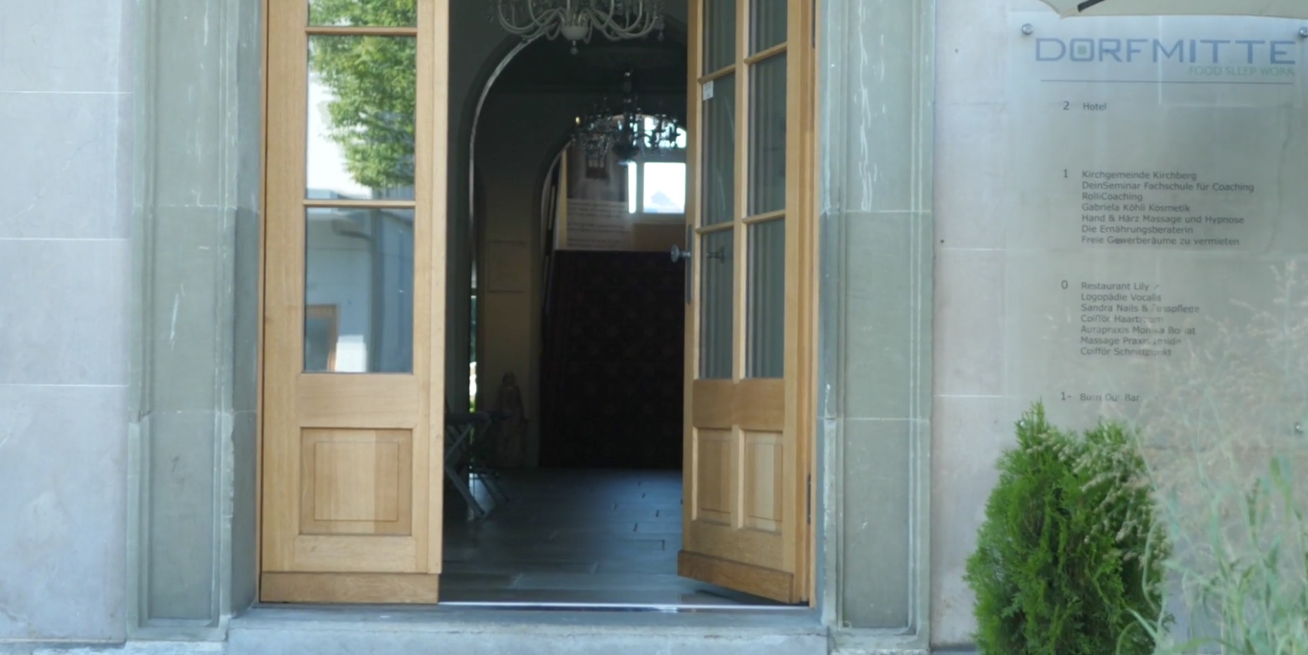 Eingang zu DEINSEMINAR