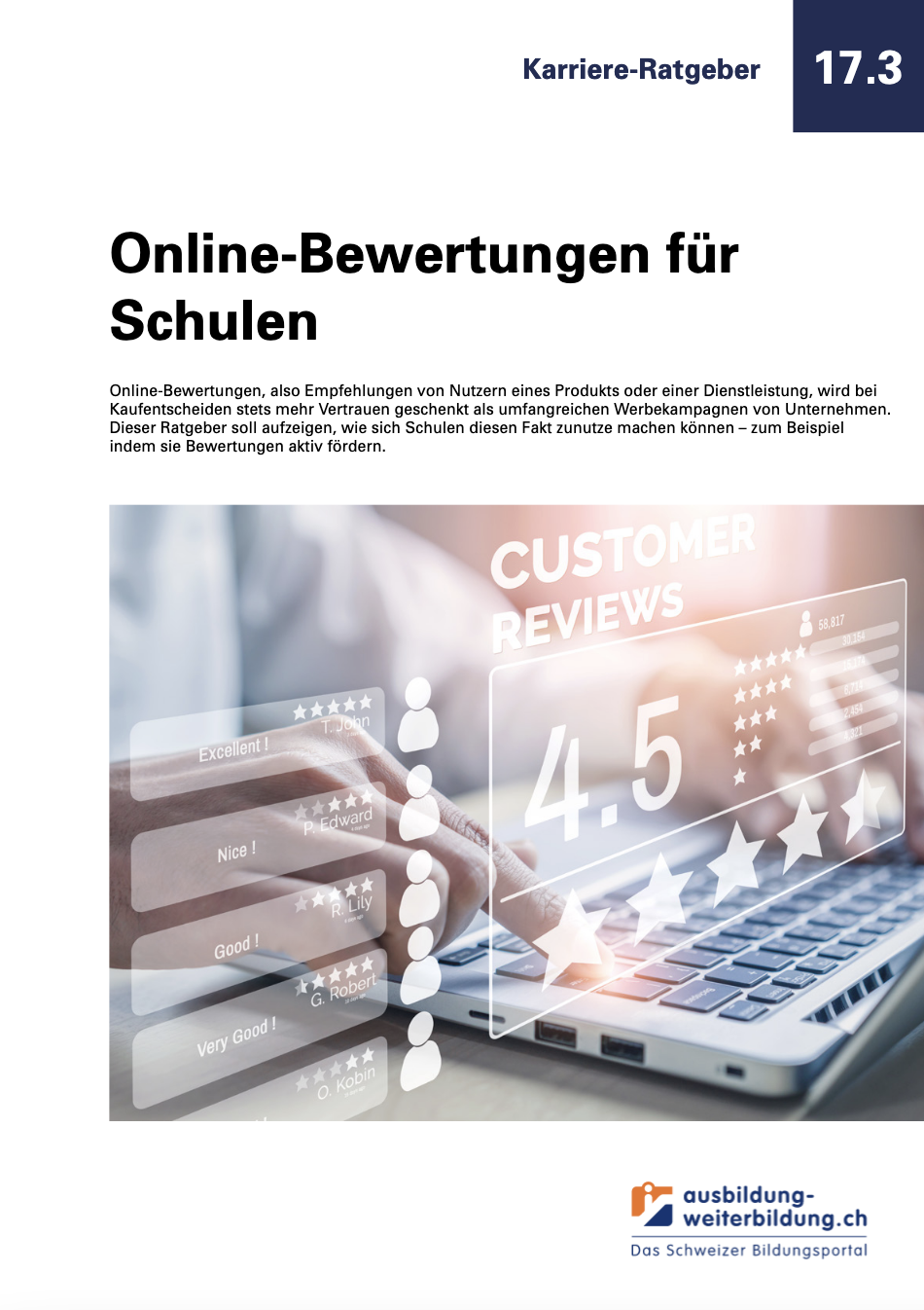 Ratgeber Online Bewertungen für Schulen