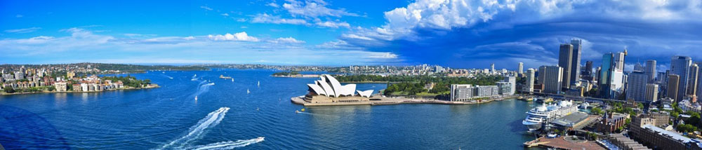 Die Skyline von Sydney