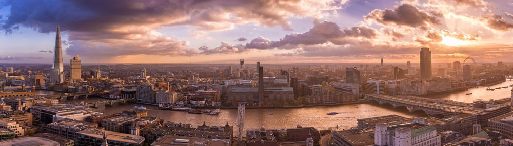 Die Skyline von London