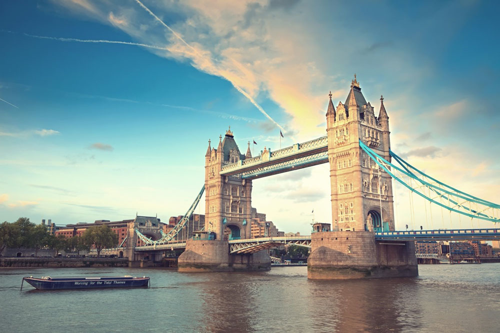 Die berühmte Tower bridge