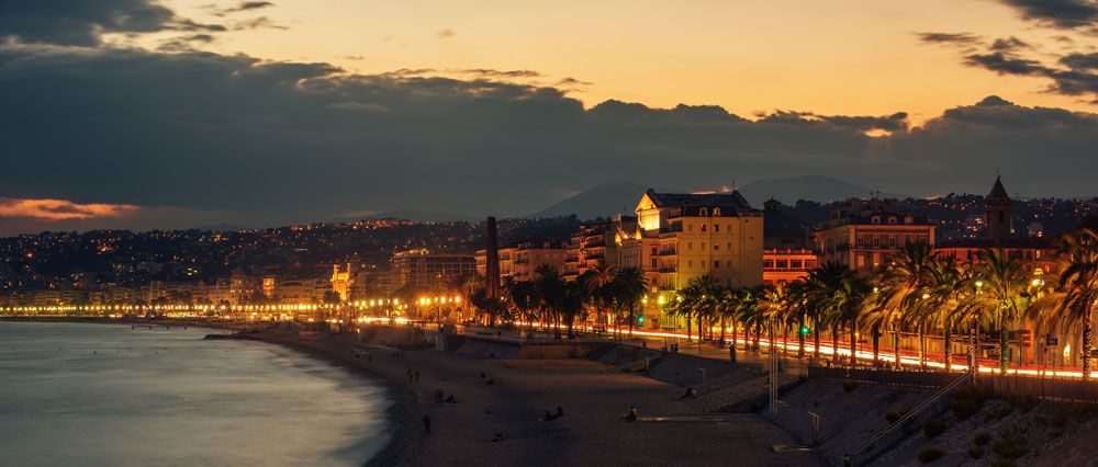 Promenade des Anglais by Night