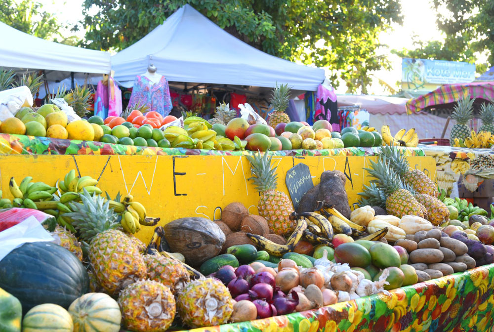 Markt in Sainte Anne