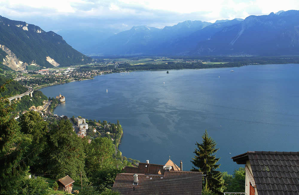 Berglandschaft am Genfersee