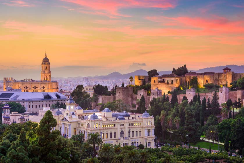 Die Altstadt von Málaga