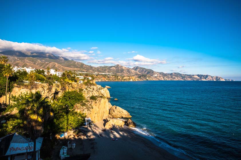 Nerja Beach bei Málaga